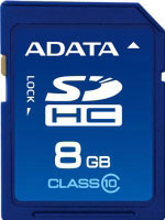 A-data 8GB SDHC Class 10 (ASDH8GCL10-R)